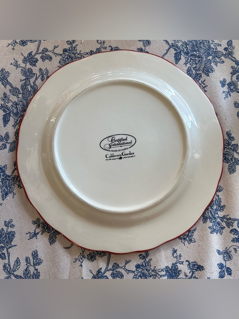 🟠 CERTIFIED INTERNATIONAL • Provence “California Garden” Dinner Plate (11”) - Picture 3 of 6